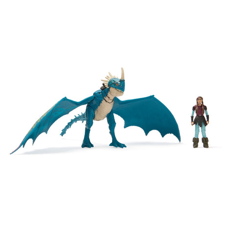 CUM SA ITI DRESEZI DRAGONUL SET DRAGON DEADLY NADDER SI FIGURINA VIKING ASTRID