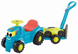 ECOIFFIER SET TRACTOR RIDE CU REMORCA SI COSITOARE
