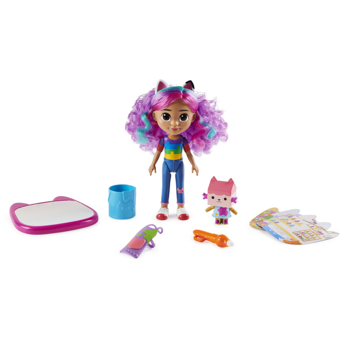 GABBYS DOLLHOUSE PAPUSA GABBY SI SET DE CREATIE