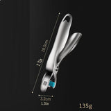 Clema pentru Boluri, Vivimall, Anti-Alunecare, din Otel Inoxidabil si Silicon, de Uz Casnic, Rezistent la Temperaturi Inalte, 19.5x3.2 cm, Gri - vivimall.ro