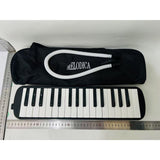 Muzicuta Melodica 32 Clape, Flippy, din ABS, pentru Incepatori, 45 x 13 x 7 cm, Include Husa si Suflator, Negru - vivimall.ro
