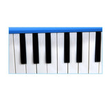 Muzicuta Melodica 32 Clape, Vivimall, din ABS, pentru Incepatori, 45 x 13 x 7 cm, Include Husa si Suflator, Albastru - vivimall.ro
