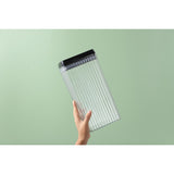 Recipient Din Plastic, Pentru Alimente/Obiecte, Inchidere Ermetica, Textura Ondulata, 15 X 10 X 30 Cm, 3.3 L, Transparent - vivimall.ro