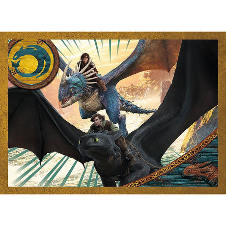 PUZZLE TREFL 4IN1 CUM SA ITI DRESEZI DRAGONUL ZILELE DRAGONULUI