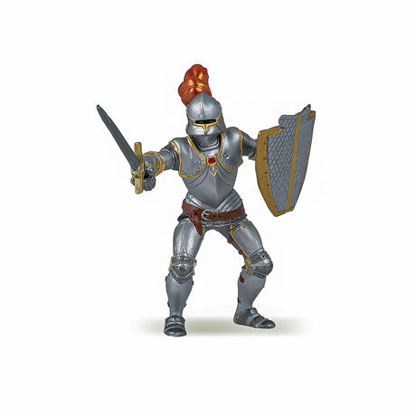 PAPO FIGURINA CAVALER IN ARMURA ROSIE