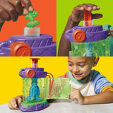 PLAY DOH POVESTIRI CU TESTOASE NINJA ADOLESCENTE MUTANTE SET STATIE DE MUTATII