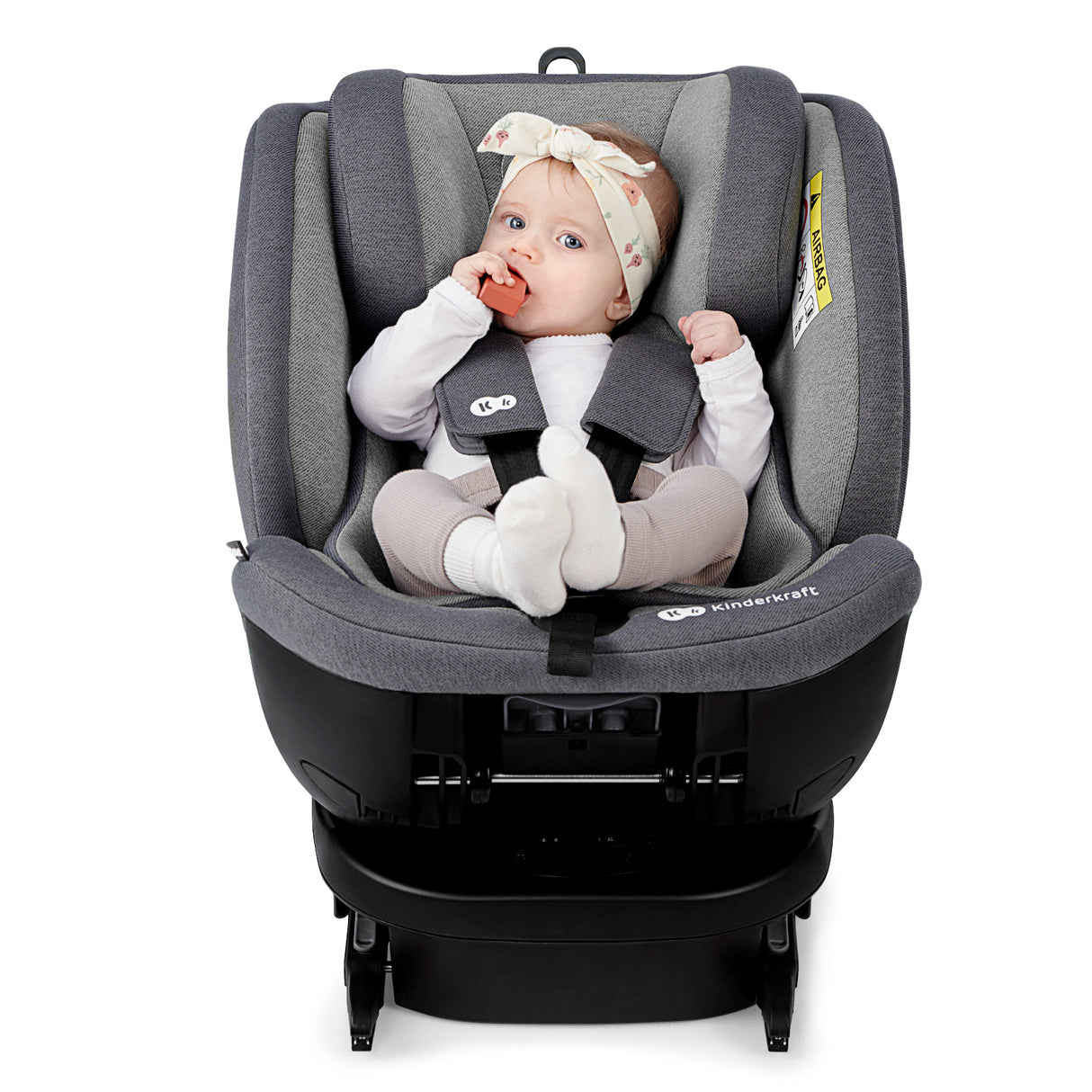 SCAUN AUTO KINDERKRAFT XPEDITION ROTATIV, 0-36 KG, CU ISOFIX, GREY