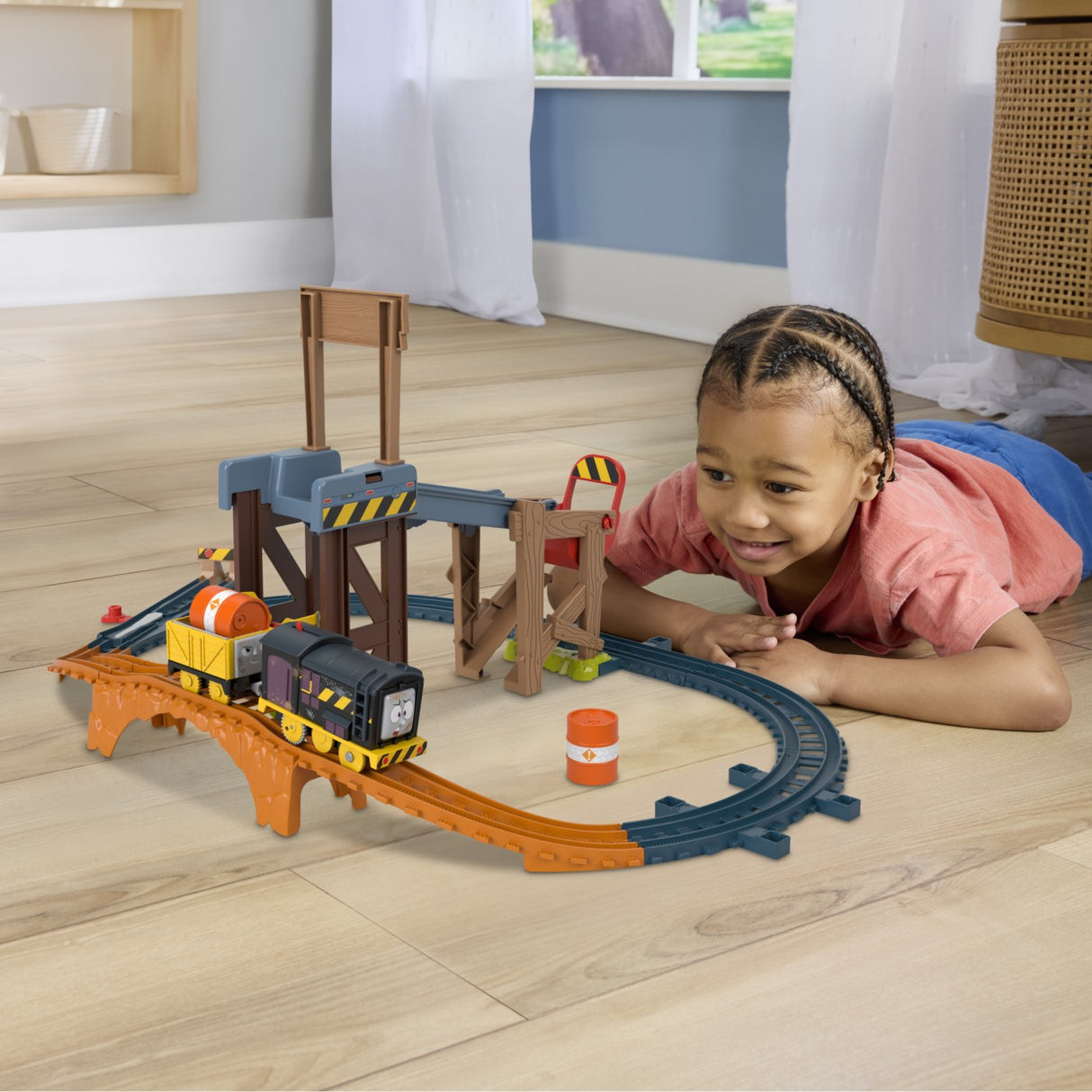 THOMAS SET DE CONSTRUCTIE RIDICA SI INCARCA MARFA CU DIESEL