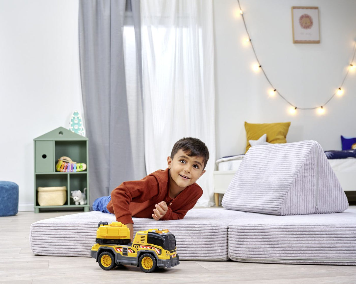 DICKIE CAMION CU EXCAVATOR CU SUNETE SI LUMINI 30CM