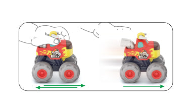 MASINUTA BEBE MONSTER TRUCK TAURASUL CEL FURIOS