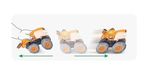 MASINUTA BEBE MONSTER TRUCK LEOPARDUL INFURIAT