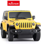 MASINA CU TELECOMANDA JEEP WRANGLER RUBICON GALBEN CU SCARA 1 LA 24