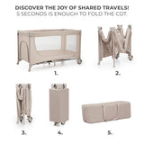 PATUT TRAVEL KINDERKRAFT JOY2, FARA ACCESORII, BEIGE