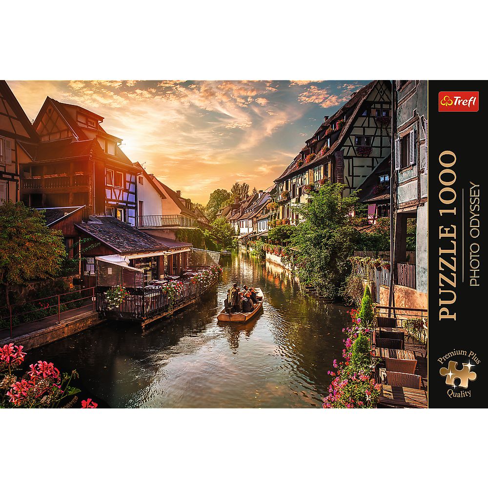 PUZZLE TREFL 1000 PREMIUM PLUS PHOTO ODYSSEY MICA VENETIE DIN COLMAR FRANTA