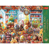 PUZZLE TREFL 500 PREMIUM PLUS SPRING BLOOM MAGAZIN DE DULCIURI DE PASTE