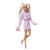 BARBIE DELUXE STYLE PAPUSA BARBIE JACHETA DIN DENIM ROZ