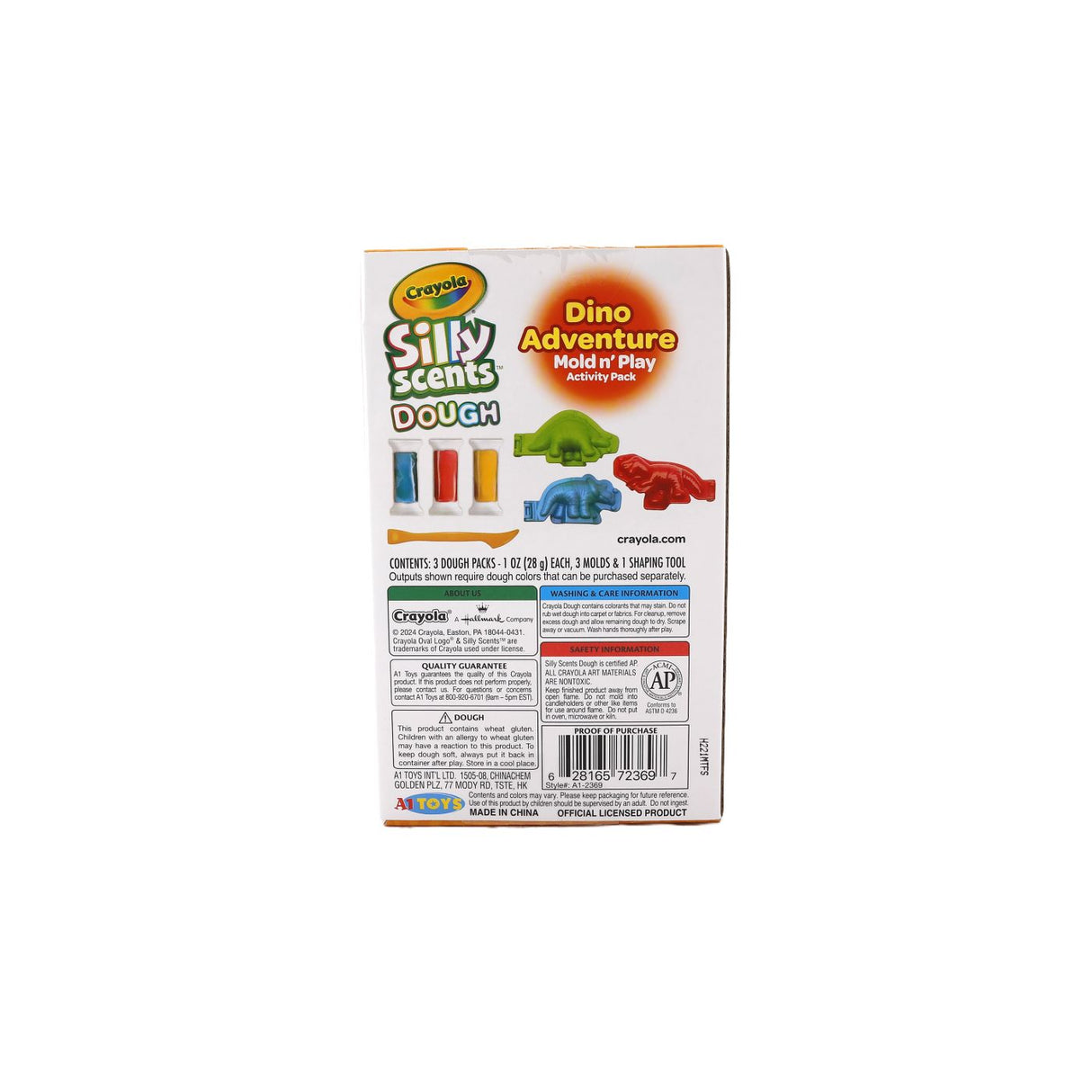 CRAYOLA SILLY SCENTS SET MIC DINOZAUR CU ACCESORII