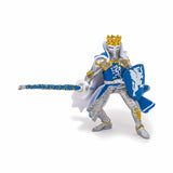 PAPO FIGURINA REGE CU BLAZON DRAGON albastru