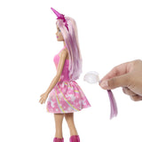 BARBIE PAPUSA BARBIE CU ACCESORII MAGICE DE UNICORN