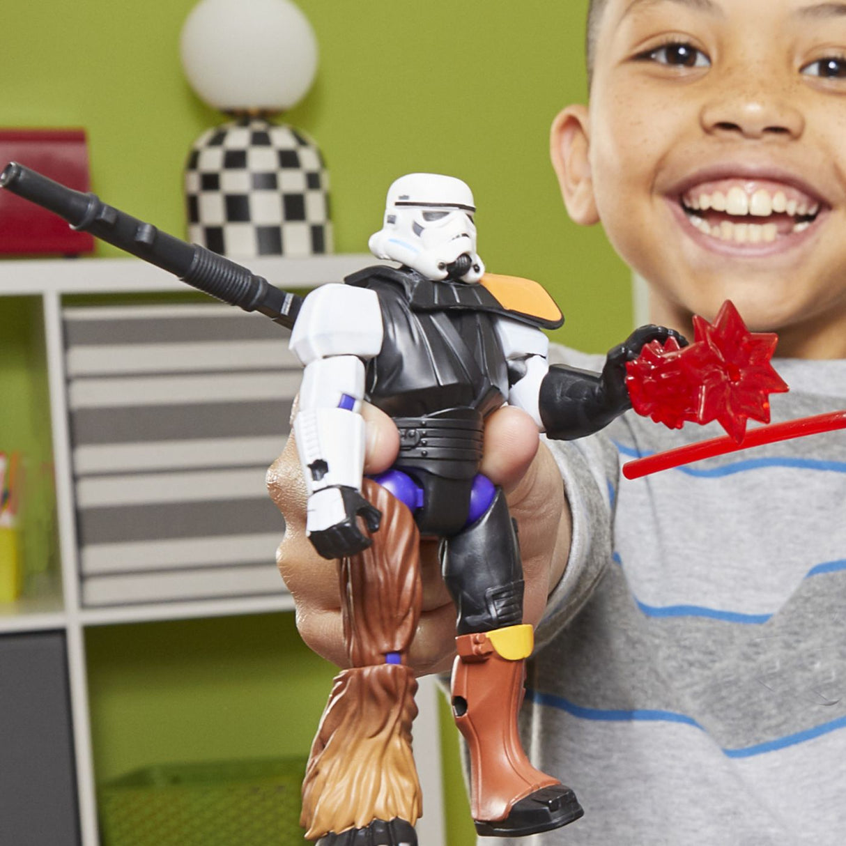 STAR WARS MIX MASHERS SET FIGURINA STORMTROOPER 12CM SI ACCESORII