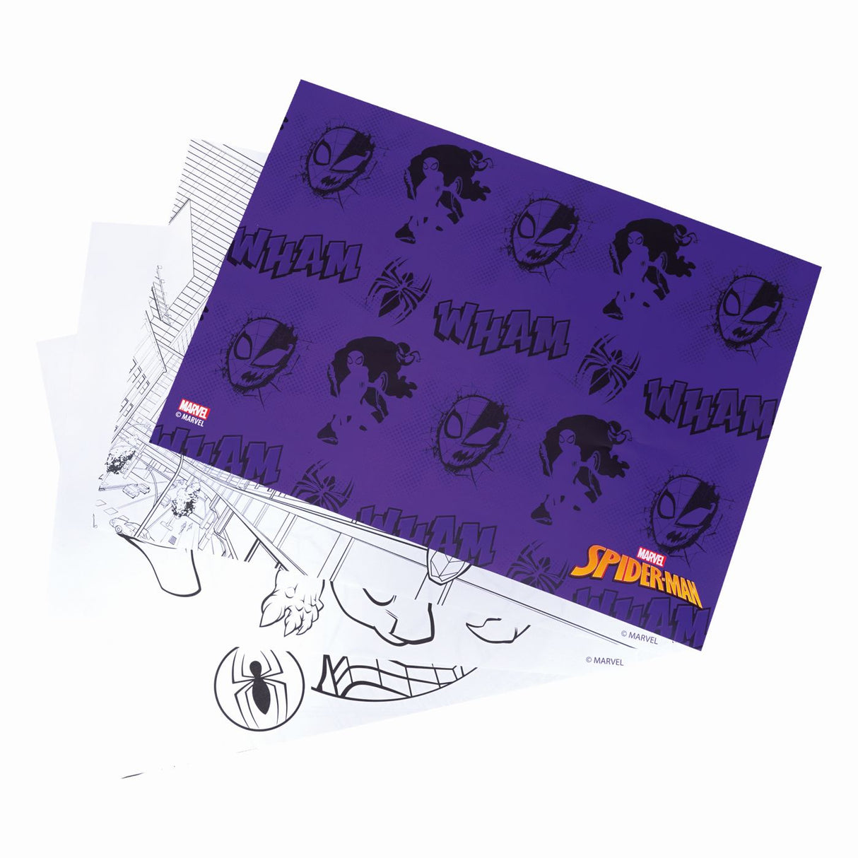 SET DE PICTURA GEANTA TRANSPARENTA SPIDER MAN EVERGREEN