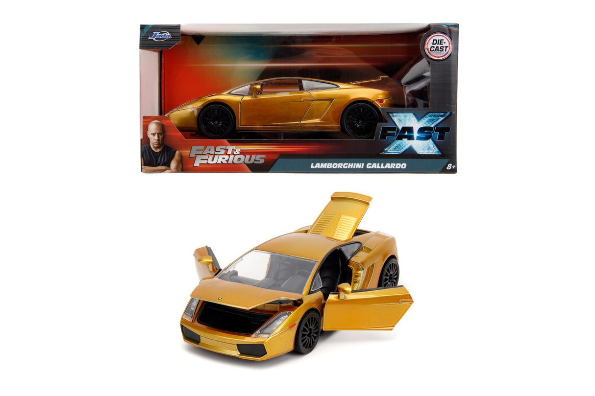 JADA FAST FURIOUS MASINUTA METALICA LAMBORGHINI GALLARDO AURIU SCARA 1 LA 24