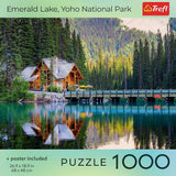 PUZZLE TREFL 1000 COLECTIA SUA LACUL EMERALD PARCUL NATIONAL YOHO POSTER INCLUS