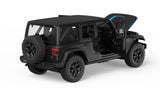 MASINUTA METALICA JEEP WRANGLER RUBICON 4XE NEGRU SCARA 1 LA 24