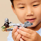 LEGO STAR WARS MOTOCICLETA RAPIDA A LUI MANDALORIAN SI GROGU 75436