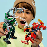 LEGO MARVEL BATALIA ROBOTILOR OMUL PAIANJEN VS DOC OCK 76338