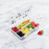 CUTIE SNACK 8 COMPARTIMENTE, MELII, PRINT FLORI