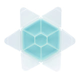CUTIE SNACK HEXAGON SNACKLE 6 COMPARTMENTE, MELII, BLUE