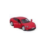 MAISTO MASINUTA METALICA SPEED ICONS PORSCHE TAYCAN TURBO S ROSU SCARA 1 LA 64