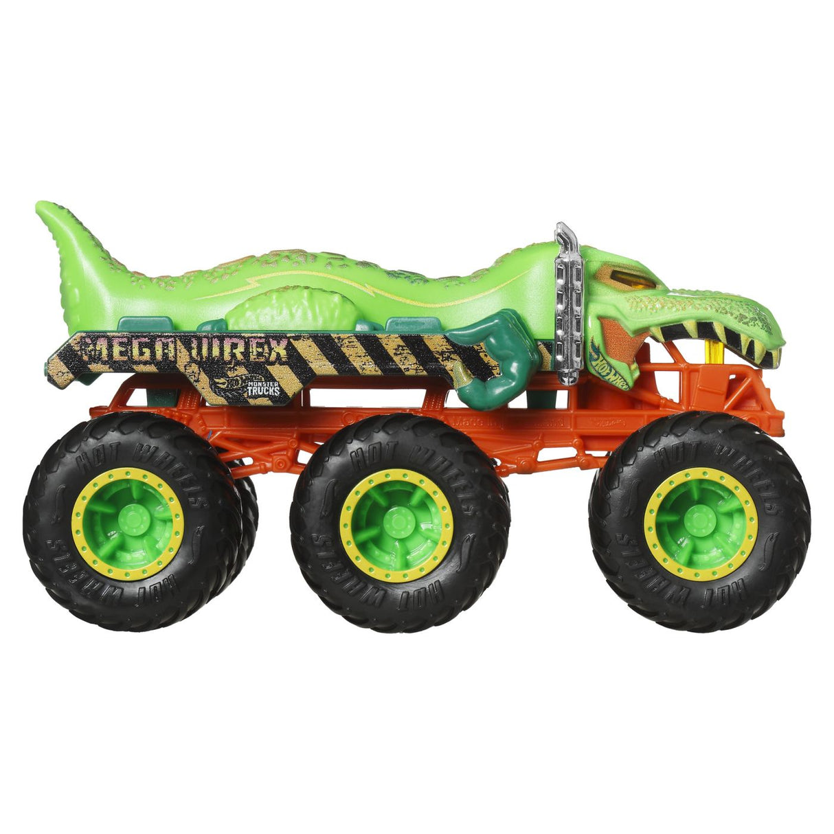 HOT WHEELS MONSTER TRUCK BIG RIGS MASINUTA METALICA CU 6 ROTI MEGA-WREX SCARA 1 LA 64