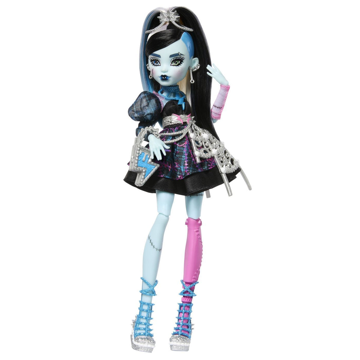 MONSTER HIGH ZIUA DE NASTERE DULCE SI INFRICOSATOARE PAPUSA FRANKIESTEIN CU ACCESORII