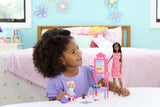 BARBIE SET DE JOACA PAPUSA BARBIE BRUNETA MULATRA FACE CARIERA PROFESOARA
