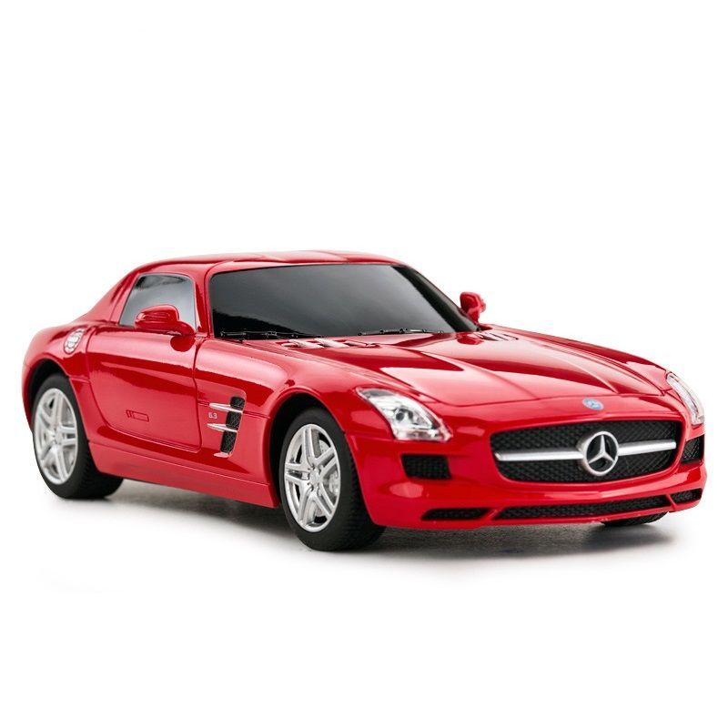 MASINA CU TELECOMANDA MERCEDES-BENZ SLS AMG ROSU SCARA 1 LA 24