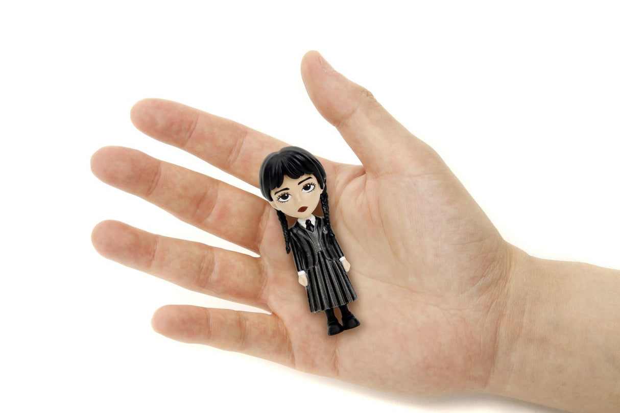 JADA WEDNESDAY SET 4 FIGURINE METALICE 6.5CM
