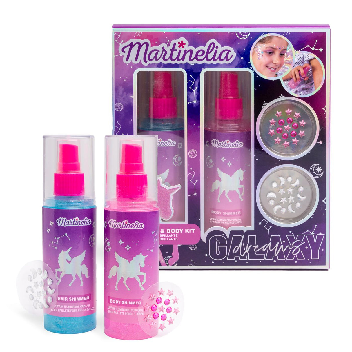 MARTINELIA GALAXY DREAMS SET STRALUCITOR PENTRU PAR SI CORP