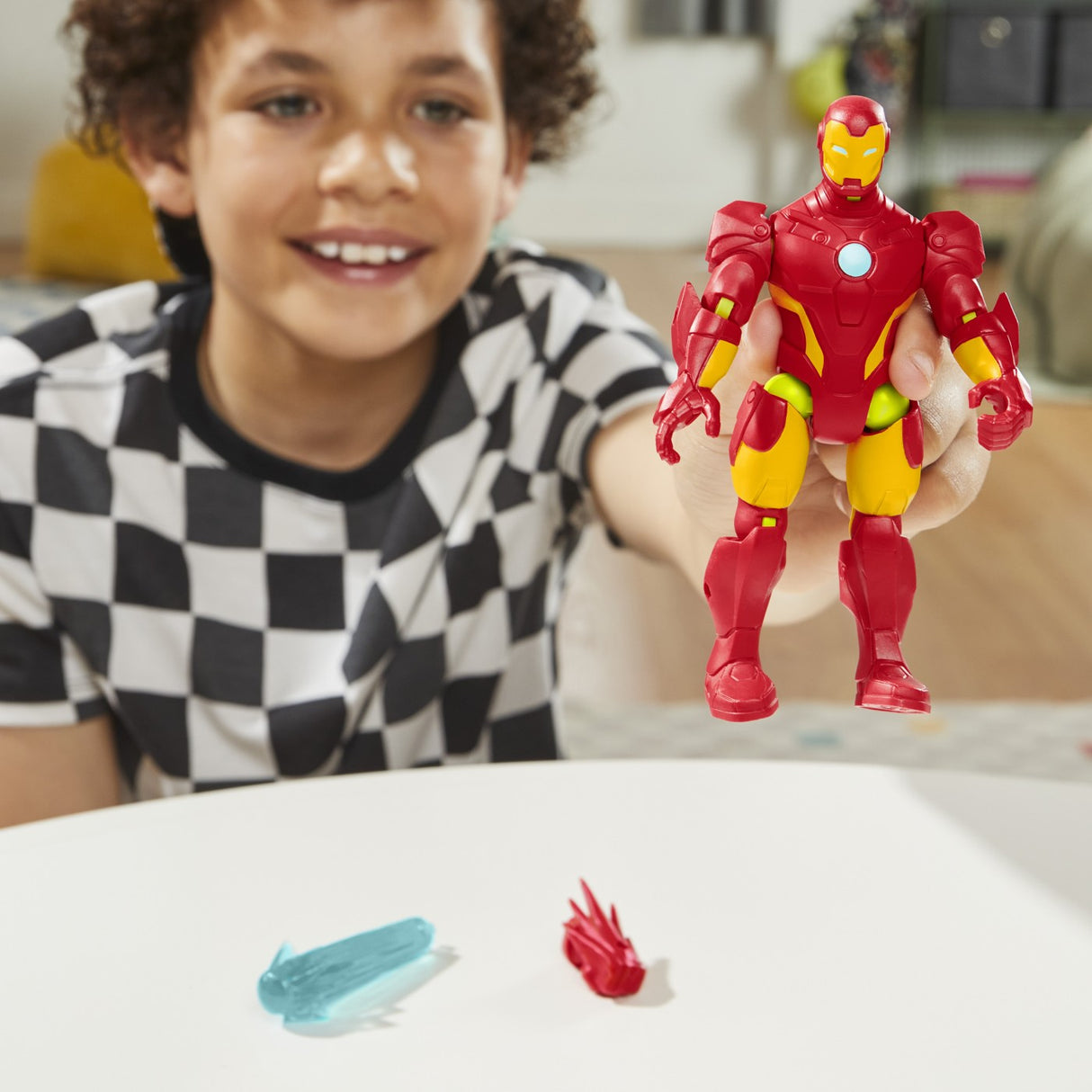 MARVEL AVENGERS MIX MASHERS FIGURINA IRON MAN 12CM