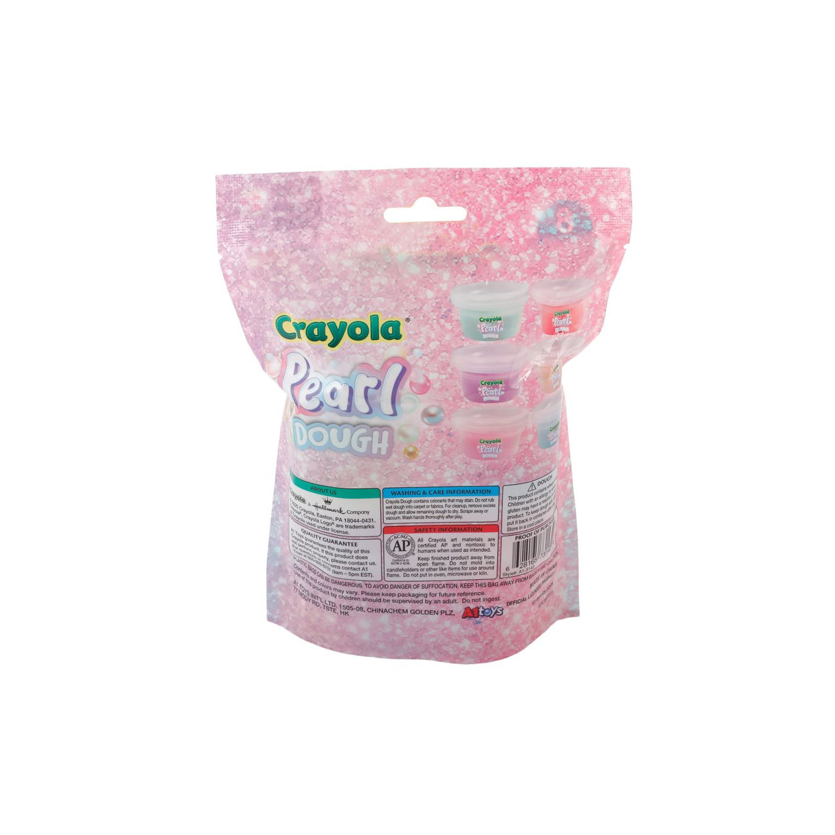 CRAYOLA PEARL SET 8 BORCANASE CU PLASTELINA SIDEFATA