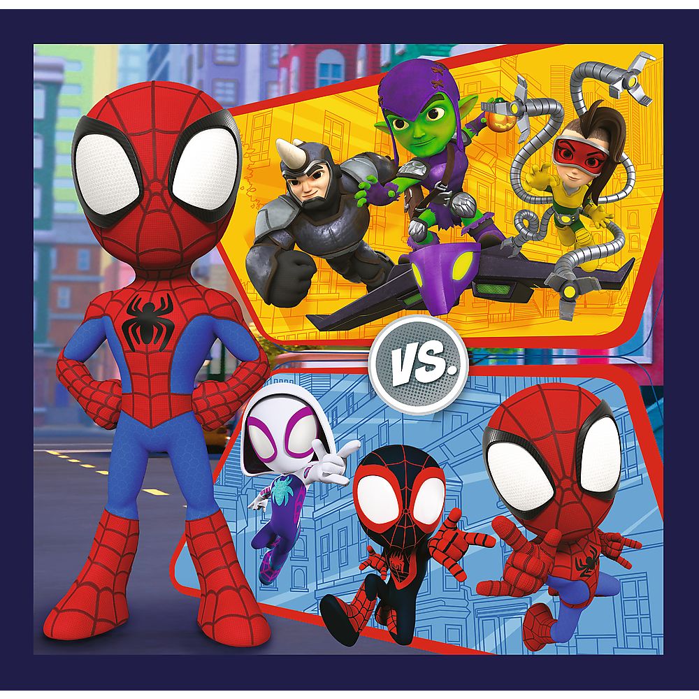 PUZZLE TREFL 3IN1 MARVEL SPIDEY SI PRIETENII LUI EXTRAORDINARI