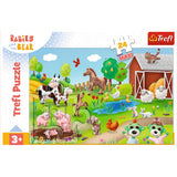 PUZZLE TREFL 24 MAXI BABIES AND THE BEAR ANIMALE LA FERMA