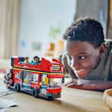 LEGO CITY AUTOBUZ TURISTIC ROSU CU ETAJ 60407