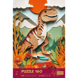 PUZZLE TREFL 160 PAPER ART 3D DINOZAUR
