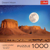 PUZZLE TREFL 1000 COLECTIA SUA LUNA IN DESERT POSTER INCLUS