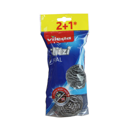 Râcăci Vileda Glitzi, Metal Grater, 3 buc. - Îndepărtează reziduu greu