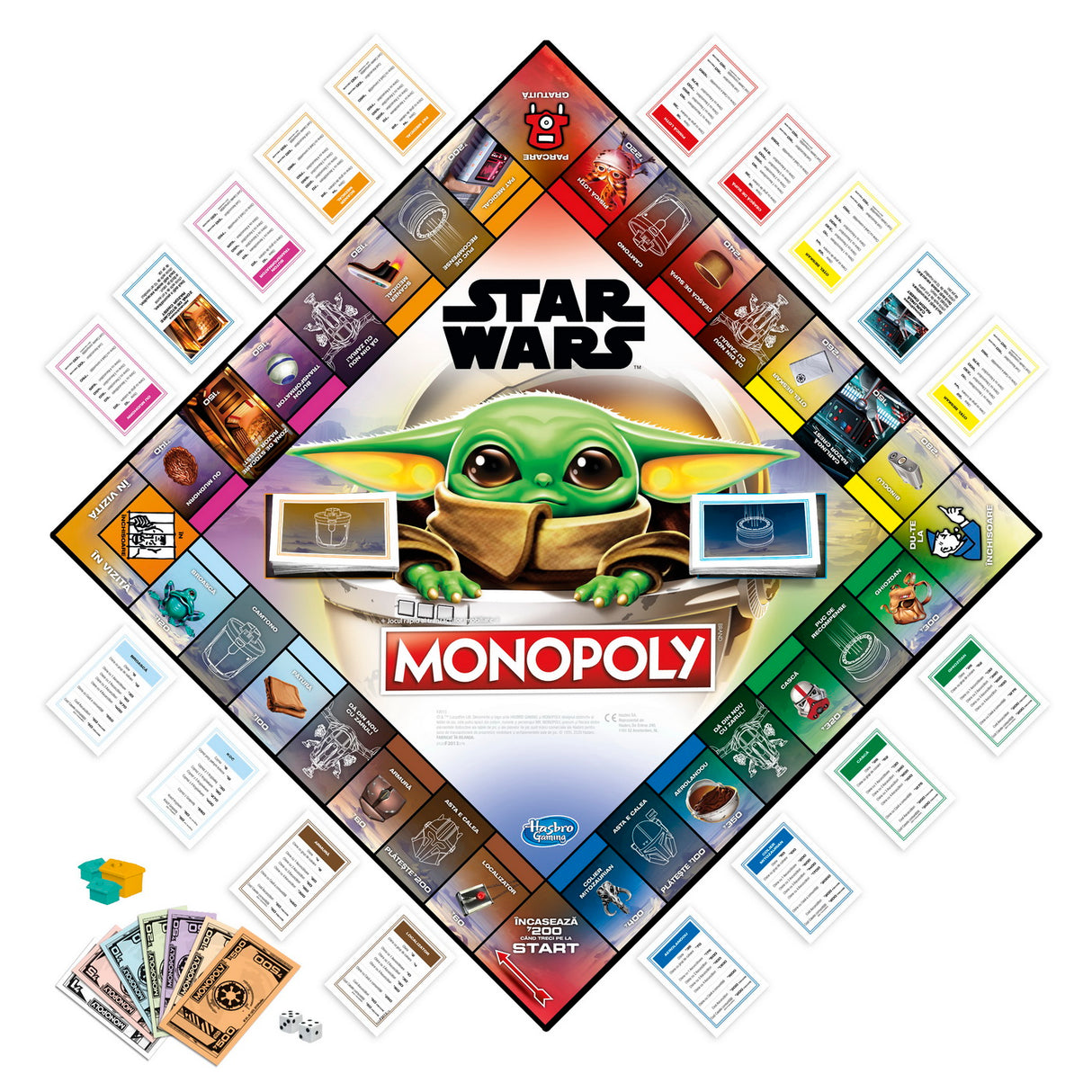 MONOPOLY STARWARS THE CHILD BABY YODA IN LIMBA ROMANA