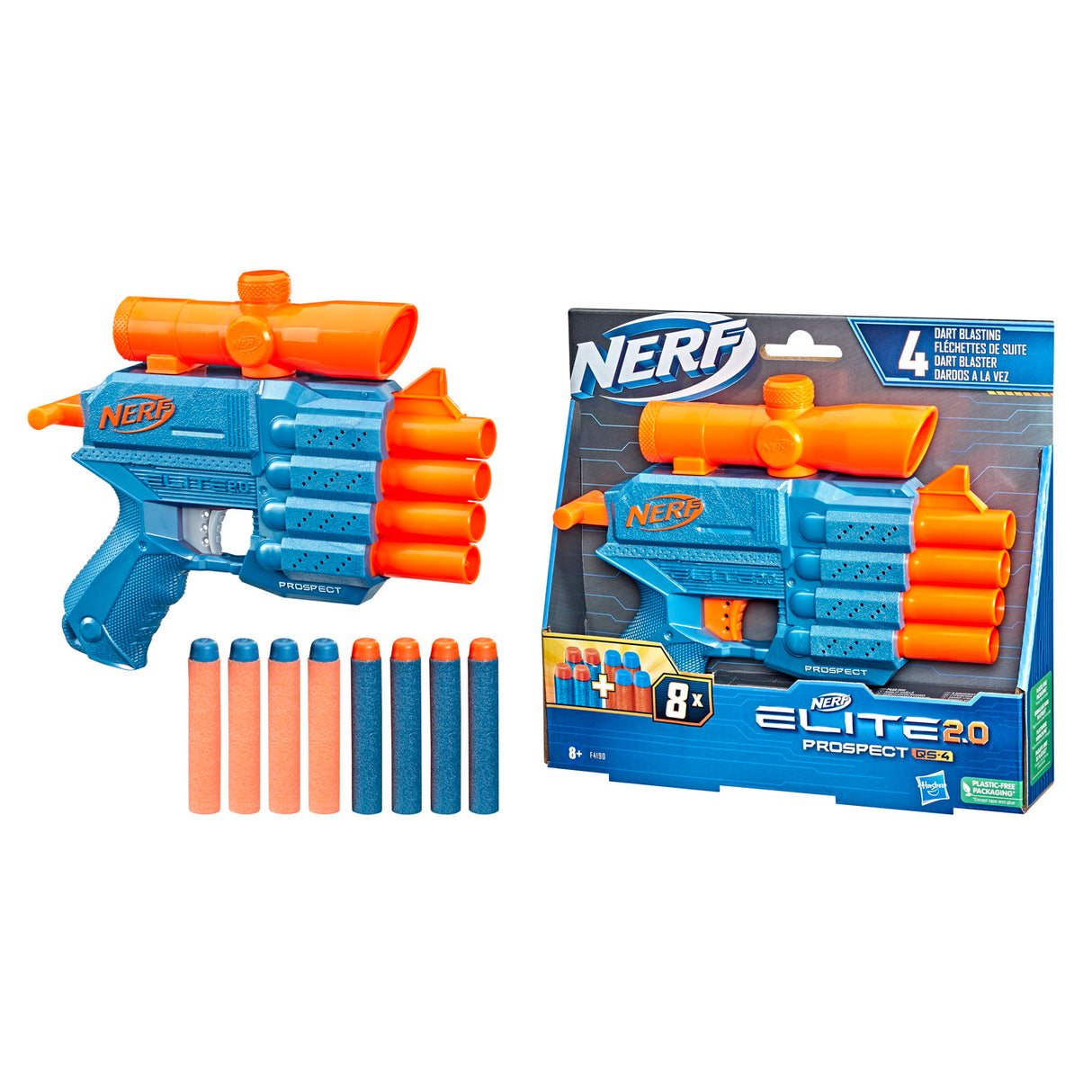 NERF BLASTER ELITE 2.0 PROSPECT QS 4