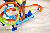HOT WHEELS STUNT TRACKS PISTA CICLON DE LANSAREA RAPIDA CU MASINUTA INCLUSA